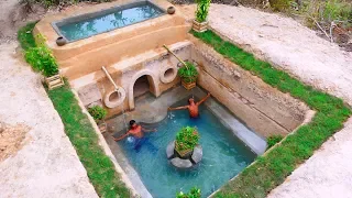 Build The Most Secret Ancient Underground Temple And Best Swimming Pool