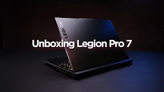 Unboxing the new Lenovo Legion Pro 7 16" (2023)