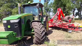 John Deere 8310R ДЖОКЕР  дискование