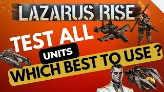 War Commander Lazarus Rise Event Of Ghost   Fast Test All Units which We Will Start Use