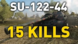 World of Tanks || 15 KILLS - SU-122-44