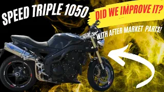 Make Your 2005 Triumph Speed Triple 1050 Even Better With Cheap After Market Parts! (Or Maybe Not)