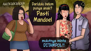 Azab Ibu2 Julid si Mulut Setan! Suka Tanya Kapan Nikah #HORORMISTERI | Kartun Hantu, Animasi Horror