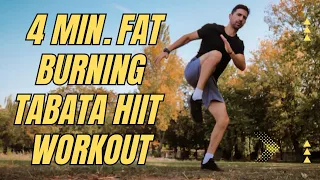 4 Minute FAT Burning TABATA HIIT WORKOUT | Burning FAT TABATA WORKOUT | Interval Training