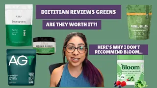 Dietitian Reviews Best Greens Powders - Here's what I like and DON'T like