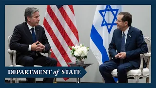 Secretary Blinken meets with Israeli President Isaac Herzog