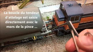 Une pince d'attelage pour le modélisme ferroviaire à l'échelle Zéro ?