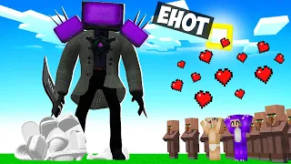 Я СТАЛ УЛУЧШЕННЫМ ТВ МЕНОМ ТИТАНОМ ПОМОЩНИКОМ В МАЙНКРАФТ! ЕНОТИК MINECRAFT