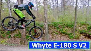 Whyte E-180 S V2, Enduro, Ebike, Łopata, Las Wolski, Dr Ebike, Specialized, Trek, Rowerologia, MTB