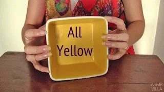 ASMR * Theme: All Yellow * Tapping & Scratching  * Fast Tapping * No Talking * ASMRVilla