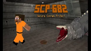 SCP-682 Майнкрафт Тест