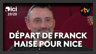 Réactions des supporters suite au départ de Franck Haise, entraîneur du RC Lens pour l'OGC Nice