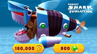 ROBO SHARK unlocked in Hungry Shark Evolution