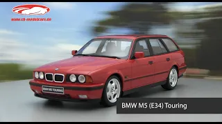 ck-modelcars-video: BMW M5 (E34) Touring Baujahr 1994 rot 1:18 OttOmobile