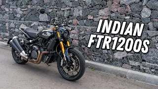 Indian FTR1200S - ПОРВЁТ твой ХАРЛЕЙ #ТУРБОобзор