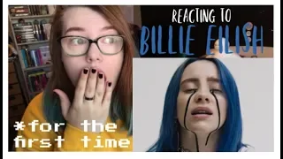 REACTING TO BILLIE EILISH FOR THE FIRST TIME! (when the party's over, lovely & bellyache)
