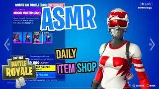 ASMR Fortnite Mogul Master Ski Skins Return! Daily Item Shop 🎮🎧 Relaxing Whispering 😴💤