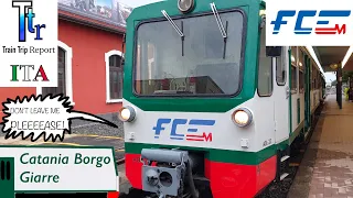 Un treno bellissimo ma DIMENTICATO da tutti- Train Trip Report CIRCUMETNEA da Catania Borgo a Giarre