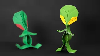 Origami Dancing Alien - How to Fold