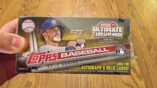 2017 Topps Series 1 Baseball Retail Box Break