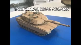 Building the New Tamiya 1/48 M1A2 Abrams main battle tank