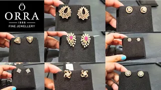 Latest Diamond Stud Collection from ORRA Jewellers👌❤️ || New Diamond Earring Design💎💎