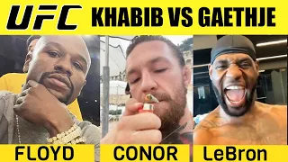 Khabib Nurmagomedov vs Justin Gaethje (Celebrity Reactions) Khabib Retired With 29-0 Streak UFC 2020