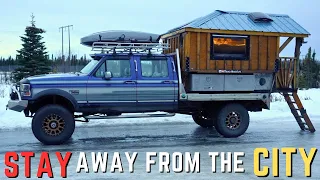 I Got Kicked Out - This Is Why I Don't Truck Camp in Cities Anymore | Vanlife in Anchorage, Alaska