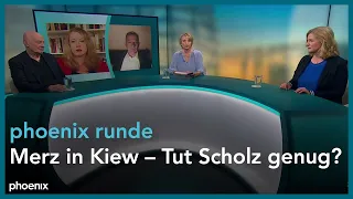 phoenix runde: Merz in Kiew – Tut Scholz genug?