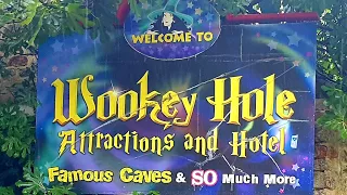 Wookey Hole Caves complete post Covid Tour, Tunnels, Attractions, Dinosaurs, Witches, Wells Somerset