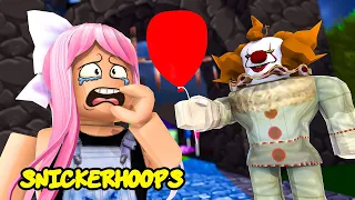 Snicker Hoops ESCAPES HORROR ISLAND OBBY with ZOMBIES CLOWNS Roblox Obby! Scary Games in Roblox