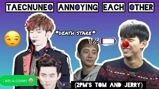 Taecnuneo annoying each other (2PM's Tom & Jerry)