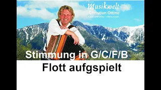 Flott aufgspielt in G/C/F/B - 2. Lernvideo - Musikwelt - Christian Ottino (c) 2021