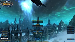 3.0 Wrath of the Lich King. Login Screen