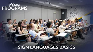 Disney Programs Learning | Sign Language Basics