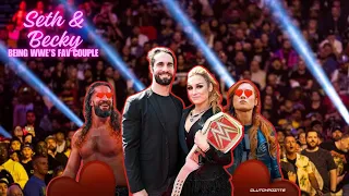 Becky Lynch & Seth Rollins being the nations favorite married couple (WWE)