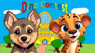 Dino Contest | ⚡The Fastest Animal in the World?⚡| Mojam Kids Songs