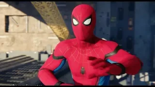 Marvel's Spider-Man (PS4) - Homecoming (Stark) Suit Free Roam & Combat Gameplay