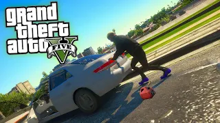 GTA 5 Real Hood Life #2 Running Out Of Gas TWICE While Trapping (Hilarious watch until the end)