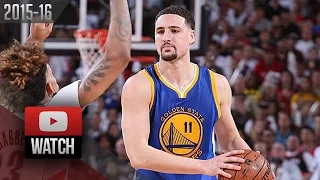 Klay Thompson Full Game 3 Highlights at Trail Blazers (2016.05.07) - 35 Pts