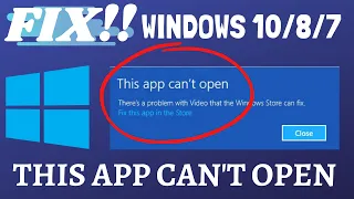 This app cant open windows 10 [5 Ways to Fix]