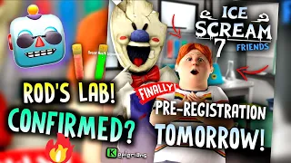 ROD Sullivan's secret LABORATORY Confirmed in ICE SCREAM 7! 🤯🍦🧪 | Ice Scream 7 Pre-register