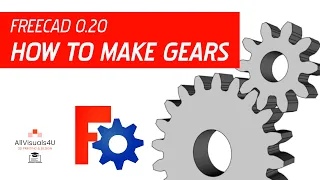 ⚙ How To Make Gears In FreeCAD 0.20 - Gear Generator - FreeCAD Gear Tutorial