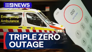 Major Triple Zero outage leads to 'chaos' in Victoria | 9 News Australia