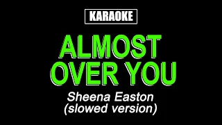 Karaoke - Almost Over You - Sheena Easton