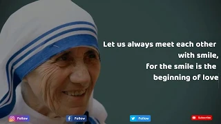 An advice from Mother Teresa  #quotes #love #motivation