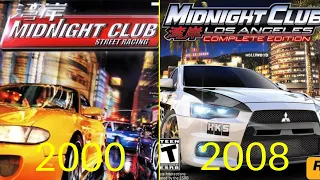 Evolution of Midnight Club Intros (2000 - 2008) | Games Through The Years