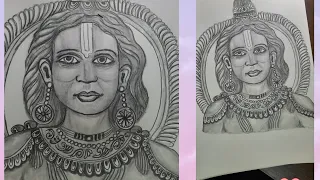 Ram lala drawing video 🙏✨️ #youtube #drawing #art #viral #trending #shortvideo