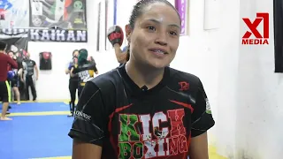 Melissa Martínez, peleadora de Kickboxing