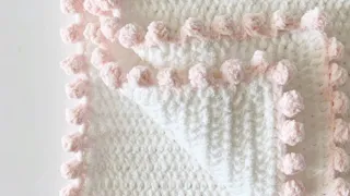 Crochet Blanket Dot Border